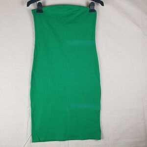 Forever 21 Strapless Emerald Dress